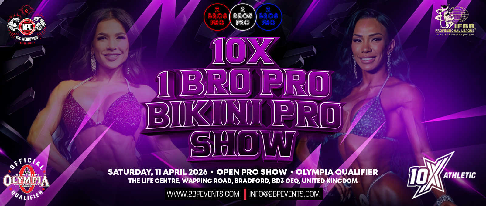2026 10X 1 Bro Pro Show - Women's Bikini