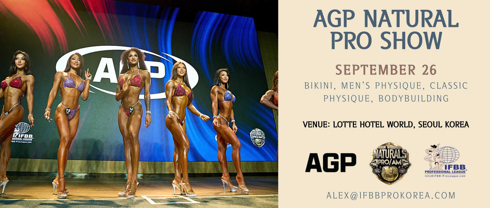 2026 Agp Natural Pro - Men's Open Bodybuilding