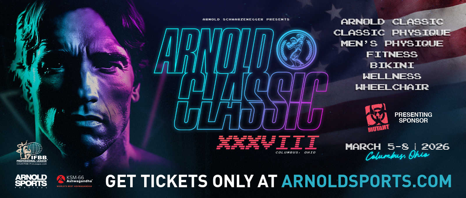 2026 Arnold Classic XXXVIII - Men's Open Bodybuilding