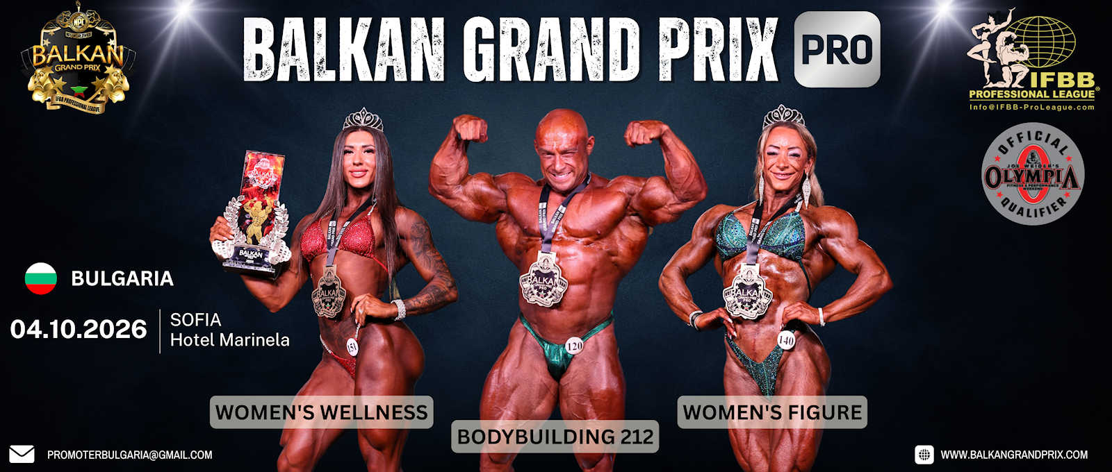 2026 Balkan Grand Prix Pro - 212 Men's Bodybuilding