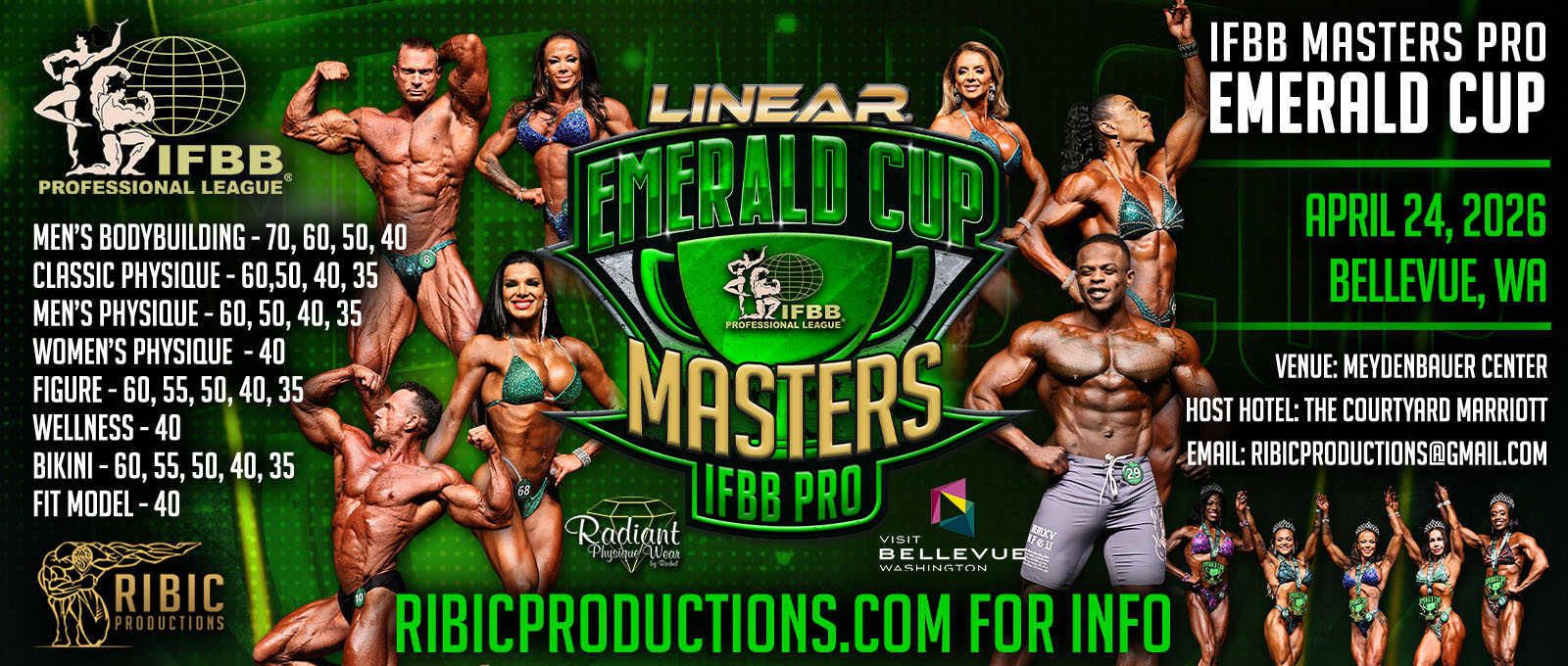 2026 Emerald Cup Masters Pro - Men's Open Bodybuilding