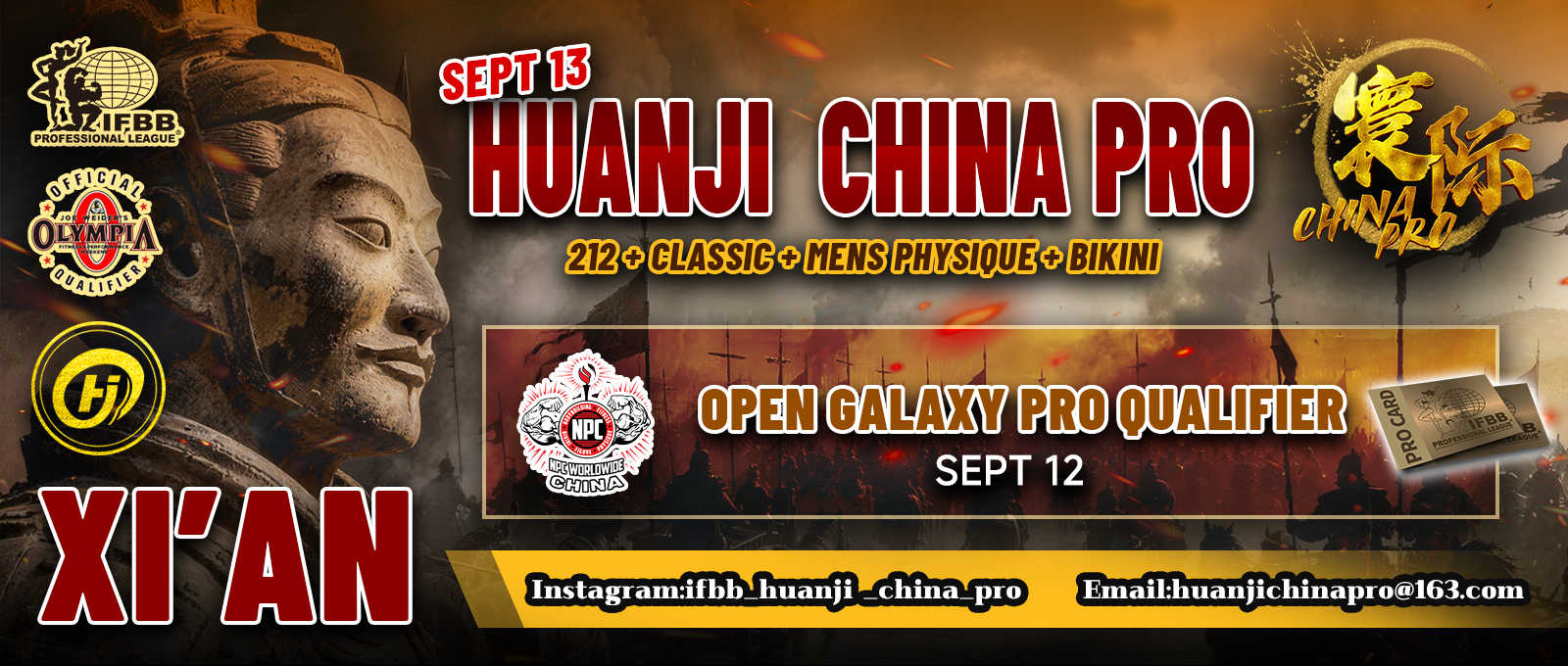 2026 Huanji China Pro - 212 Men's Bodybuilding
