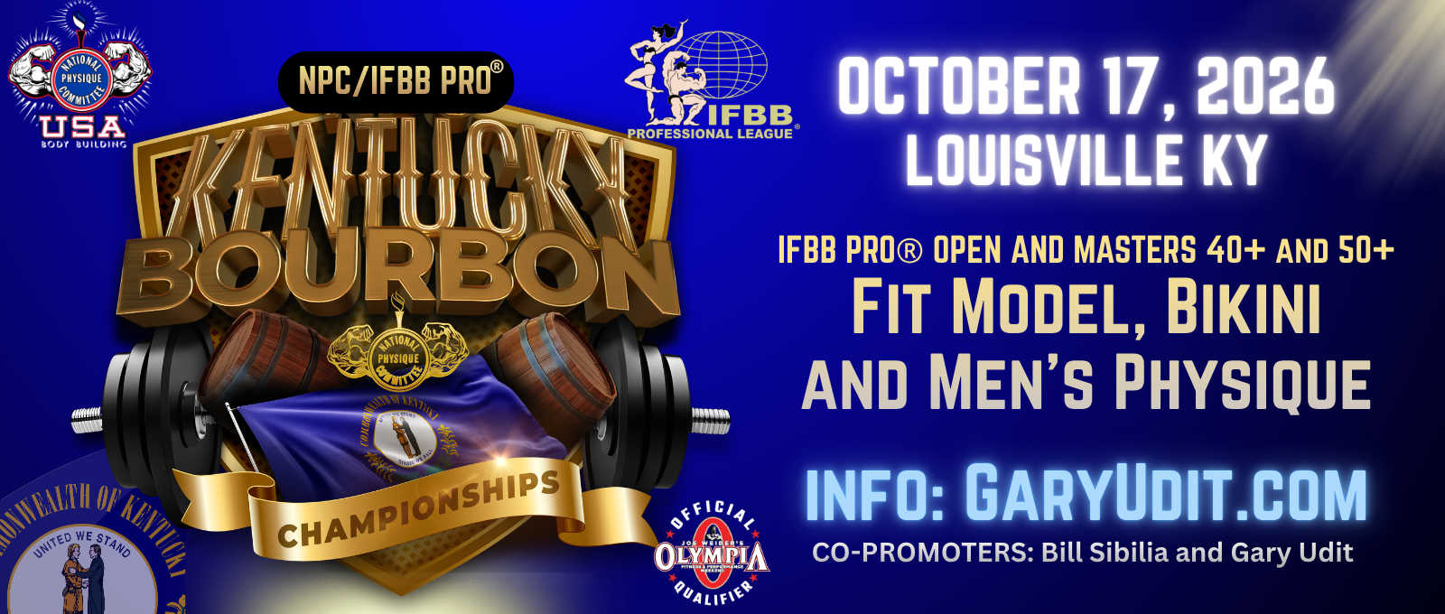 2026 Kentucky Bourbon Pro - Men's Physique
