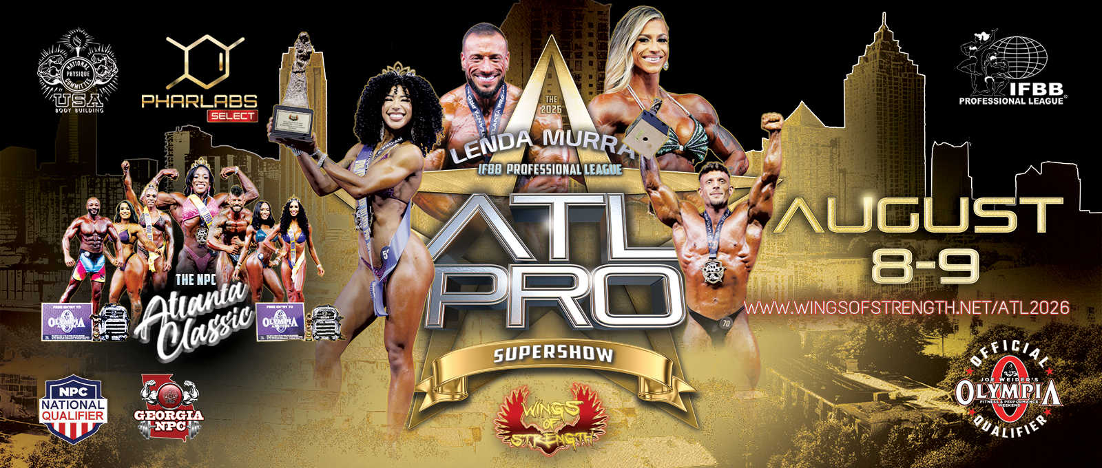 2026 Lenda Murray Atl Pro Supershow - Men's Open Bodybuilding
