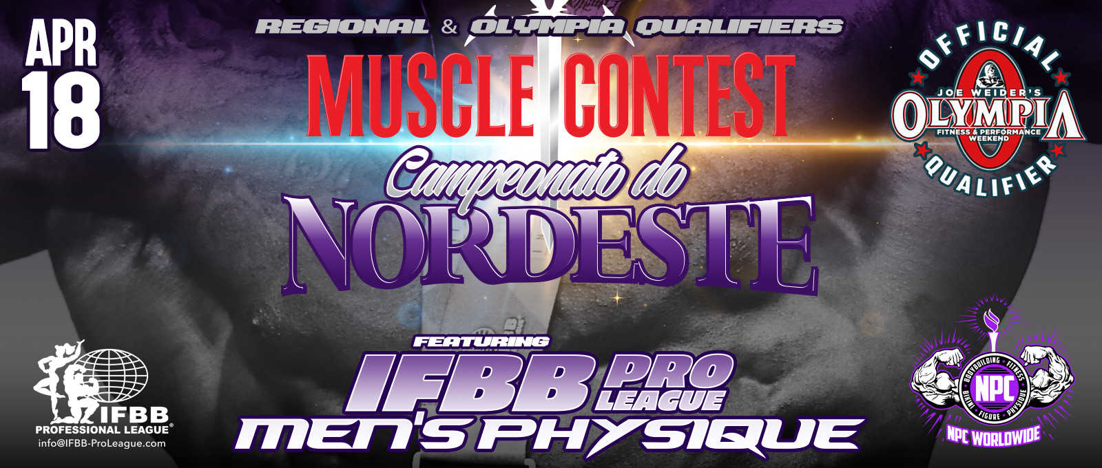 2026 Musclecontest Nordeste Pro - Men's Physique