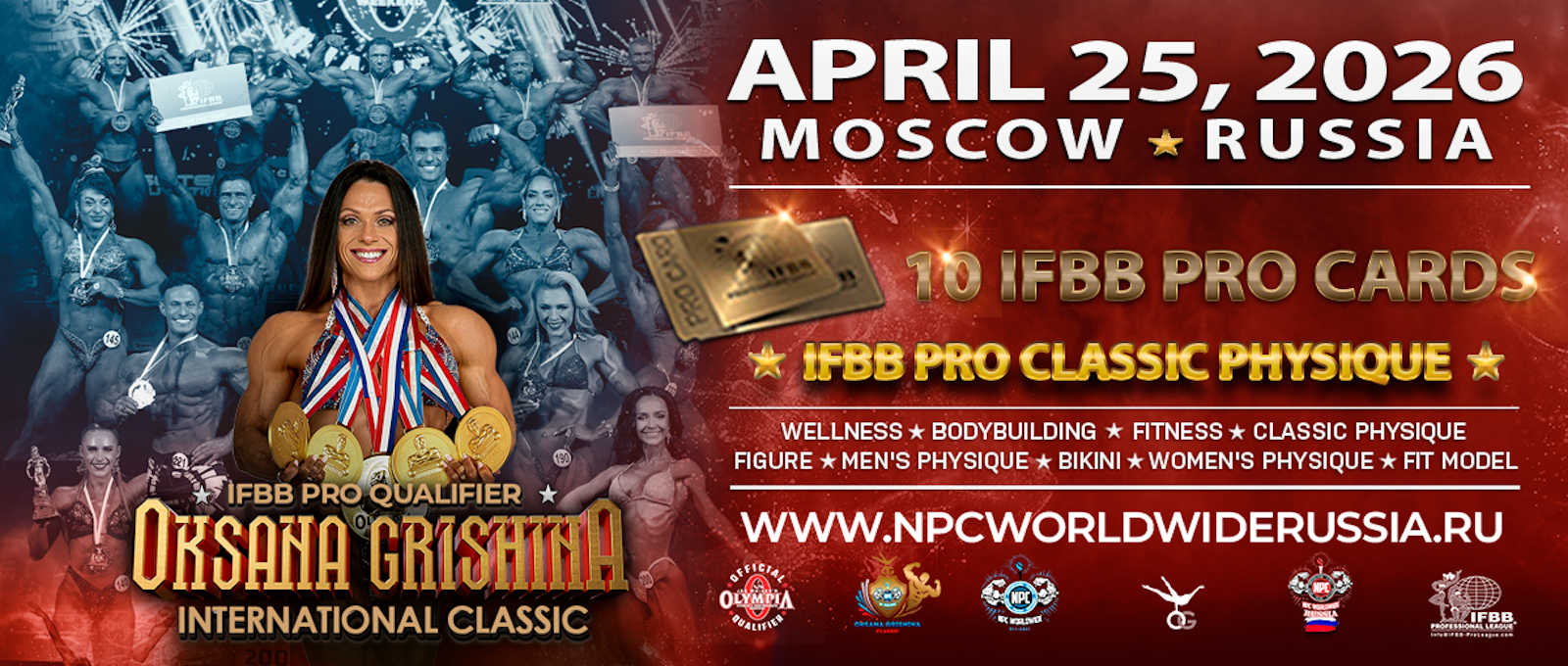 2026 Oksana Grishina Pro - Men's Classic Physique