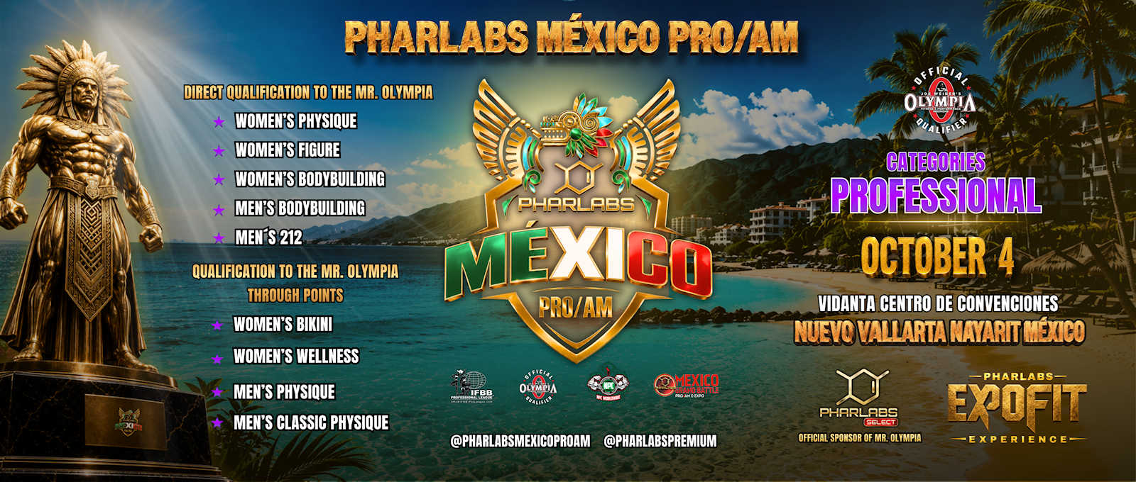 2026 Pharlabs Mexico Pro - Men's Open Bodybuilding