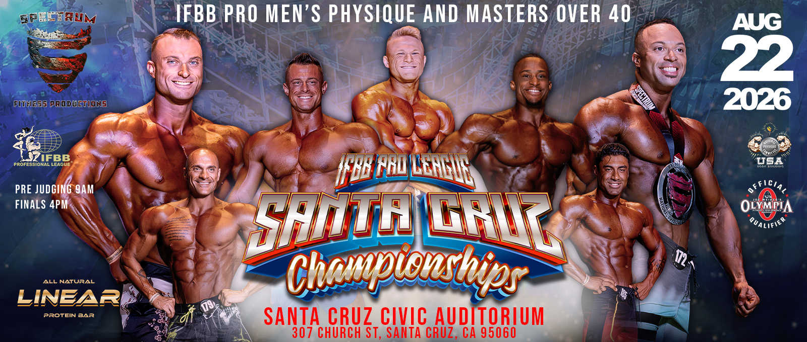 2026 Santa Cruz Pro - Men's Physique