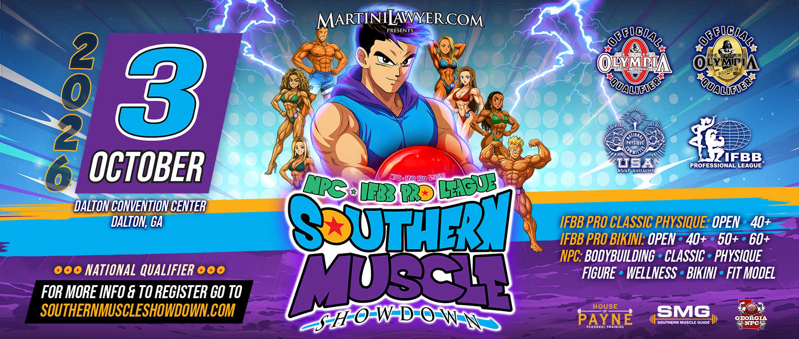 2026 Southern Muscle Showdown Pro - Men's Classic Physique