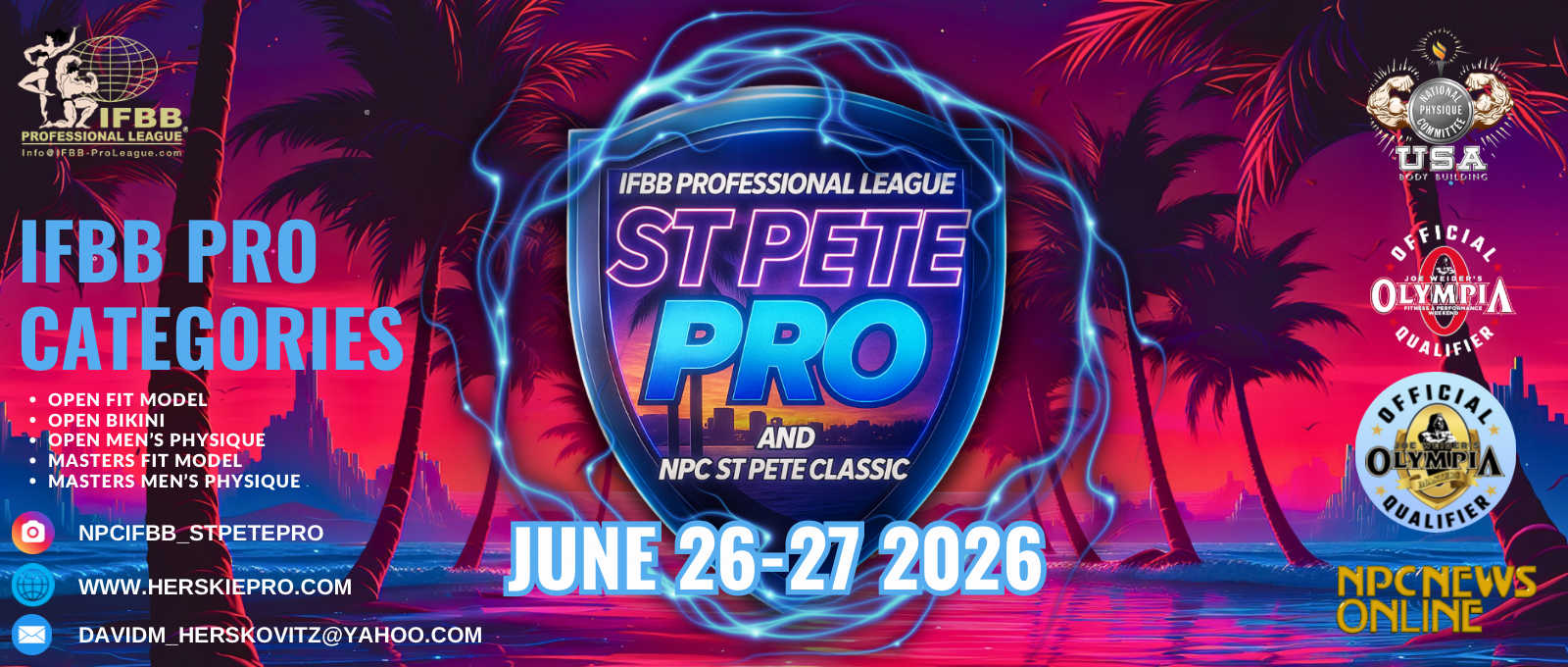2026 St. Pete Pro - Men's Physique