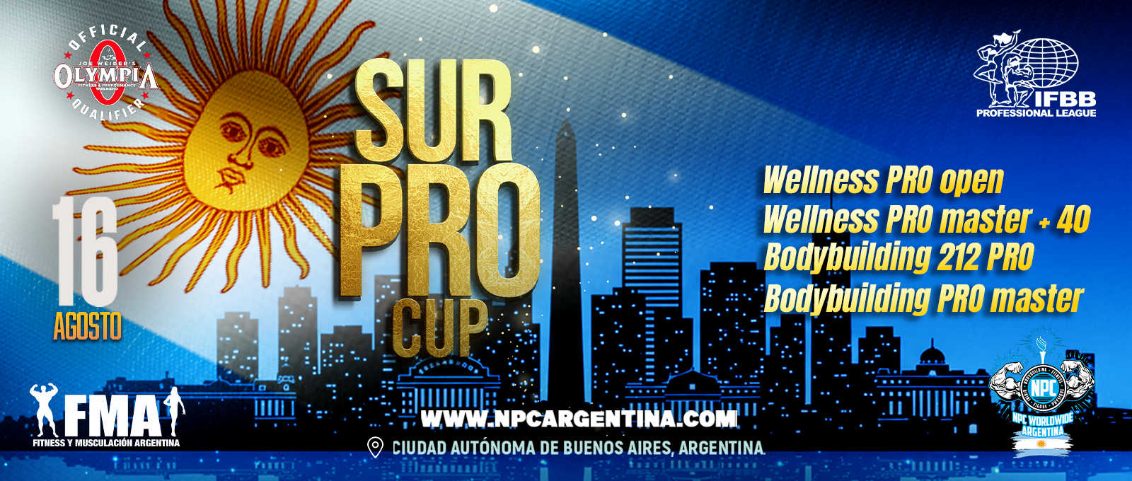 2026 Sur Pro Cup Argentina - Men's Open Bodybuilding