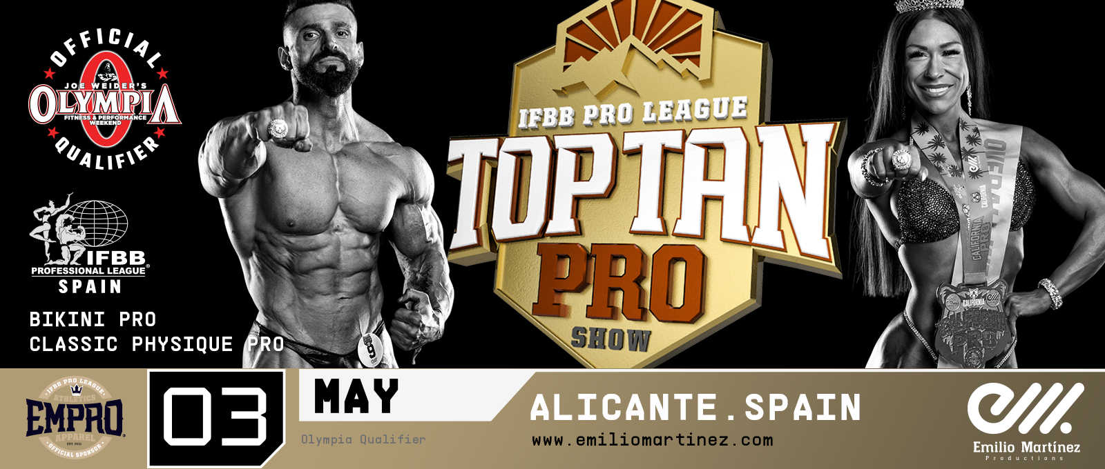 2026 Top Tan Spain Pro - Men's Classic Physique