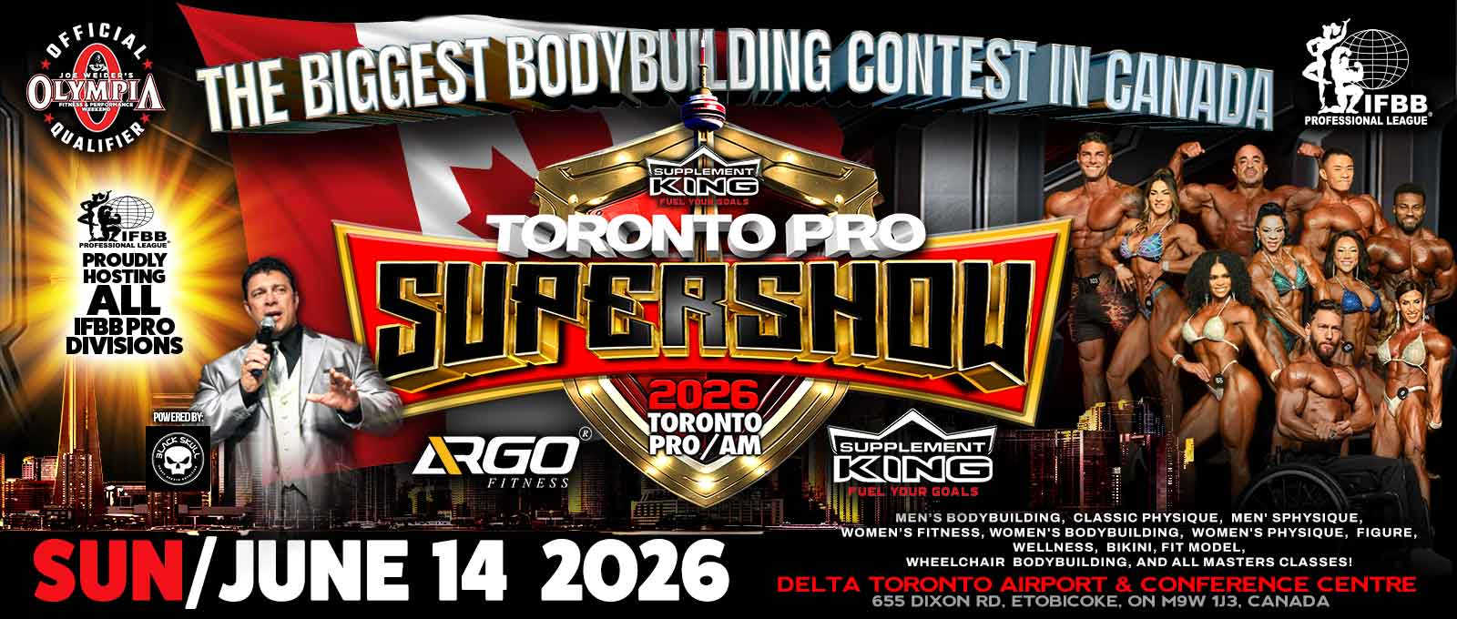 2026 Toronto Pro Supershow - Men's Open Bodybuilding