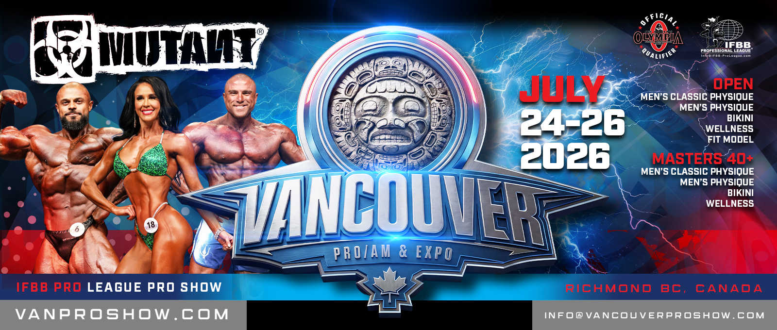 2026 Vancouver Pro/Am & Expo - Men's Classic Physique