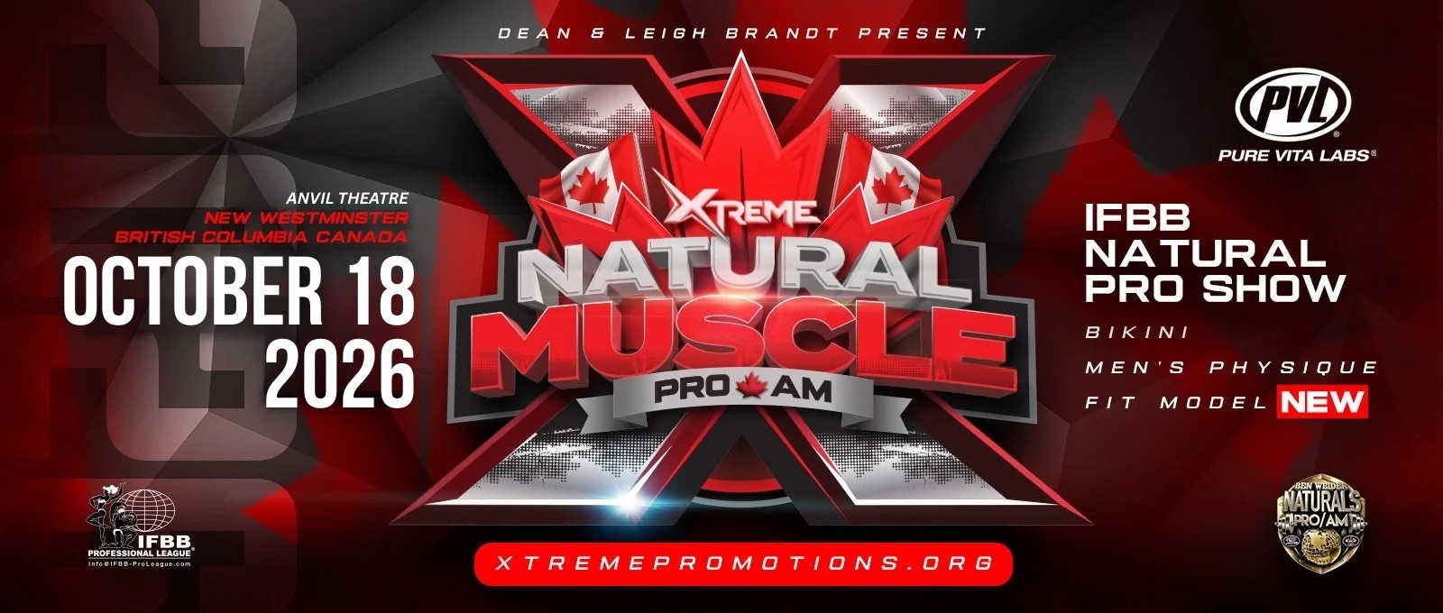 2026 Xtreme Natural Muscle Pro - Men's Physique