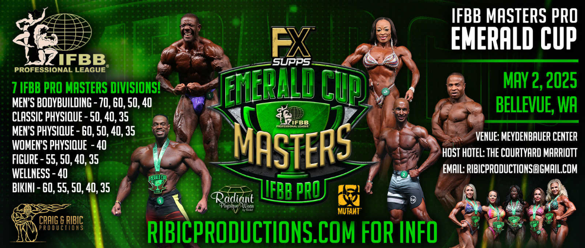 2025 Emerald Cup Masters Pro - Men's Open Bodybuilding