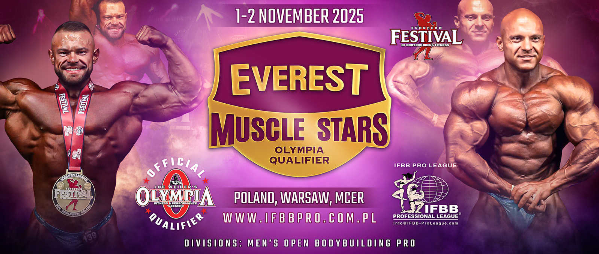 2025 Everest Muscle Stars Poland Pro - Men's Open Bodybuilding