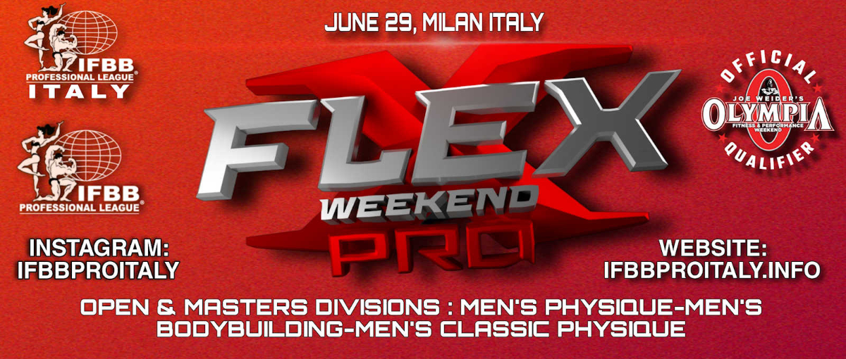 2025 Flex Weekend Italy Pro - Men's Open Bodybuilding