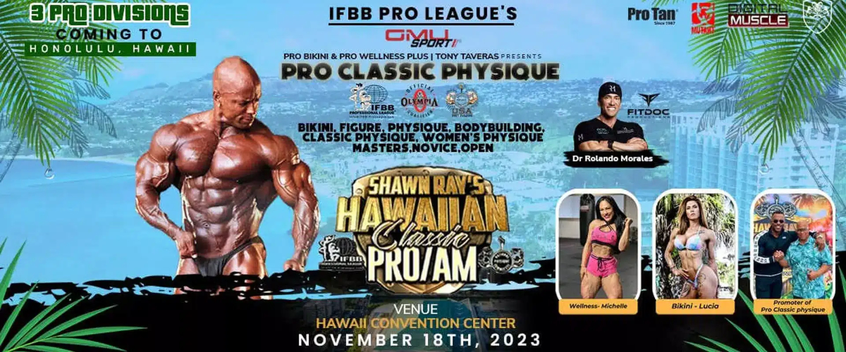 2023 Shawn Ray Hawaiian Classic Pro - Men's Classic Physique