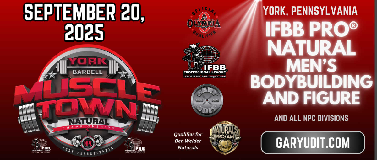 2025 Muscletown Natural Pro - Men's Open Bodybuilding