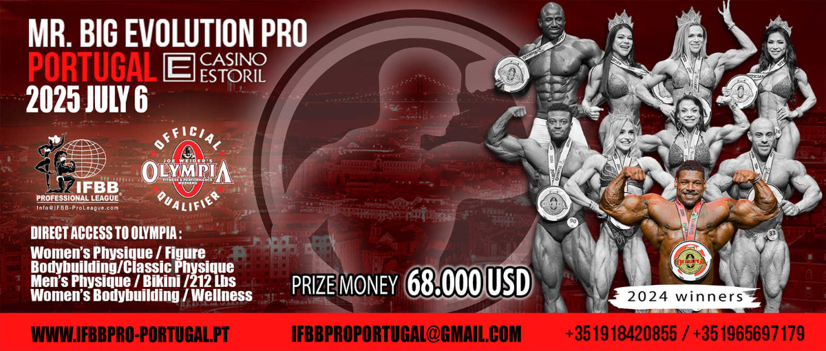 2025 Mr. Big Evolution Portugal Pro - Men's Open Bodybuilding