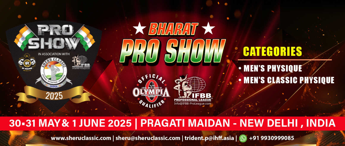 2025 Sheru Classic Bharat Pro Show - Men's Physique
