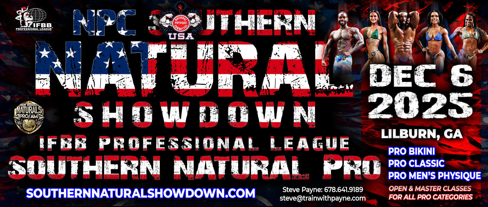 2025 Southern Natural Pro - Men's Classic Physique