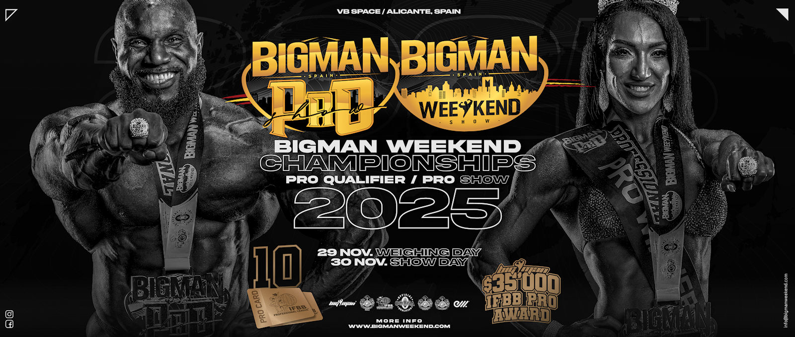 2025 Bigman Spain Pro - Men's Open Bodybuilding