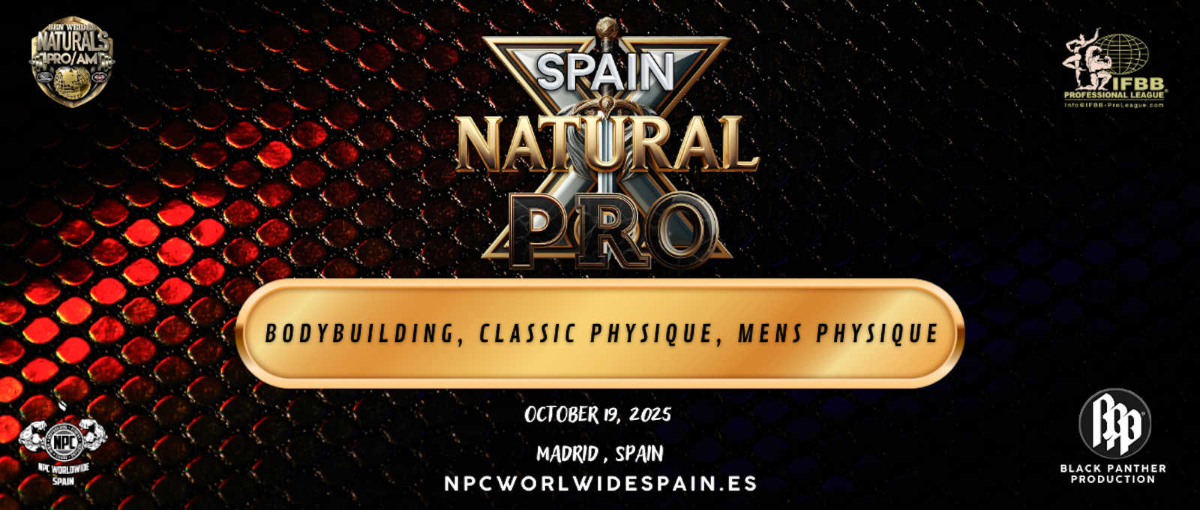 2025 Spain Natural Pro - Men's Open Bodybuilding