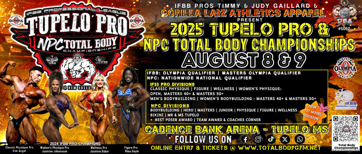 2025 Tupelo Pro - Men's Open Bodybuilding